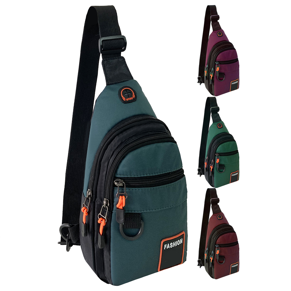 crossbody mini small travel sling bags backpack Peicees Bag for Men Women Bag Running Phone Daypack Cross Body Shoulder with Keyholder, Black : Sports & Outdoors AI99912 Sling Chest Bag - Portable