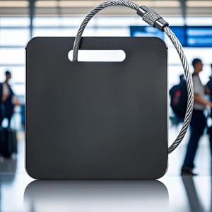 Étiquettes de bagages en métal personnalisées en gros, étiquettes nominatives, cadeaux promotionnels, étiquettes de voyage, logo gravé au laser, anti-perte, résistantes à l'eau - Product Image 6