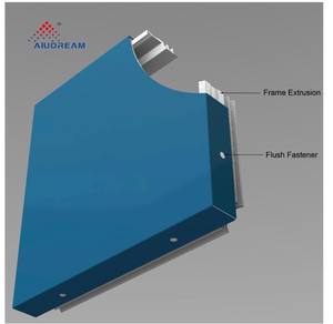 Panneaux en aluminium découpés au laser pour façade métallique extérieure, mur-rideau extérieur, portes de salle de bain, clôtures isolées - Tailles et couleurs personnalisées - Product Image 4