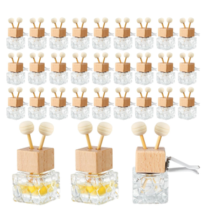 <strong>Car</strong> <strong>Diffuser</strong> Bottles Empty 8ml Square Essential Oil <strong>Diffuser</strong> Bottle with Vent <strong>Clip</strong> - Product Image 4
