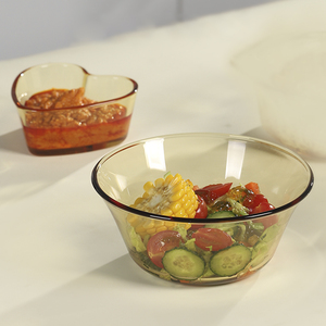Servies/Keuken/Glaswerk Huishoudglas Groentesalade Glazen Boog L Microgolfoven Hartvormige Kleine Glazen Kom - Product Image 6