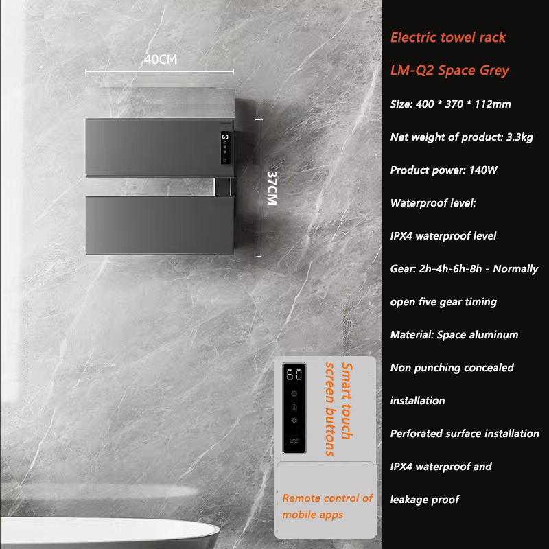 Space gray right outlet - concealed installation