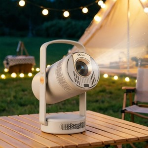 Mini Proyector Portátil con 360° °   Soporte Giratorio, Proyector de Películas HD Nativo de 1280×720P para Interiores y Exteriores - Product Image 6