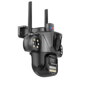 360 görünüm mobil uygulama 3MP açık Camara De Seguridad PTZ üç ekranlar görüntüler CCTV ev güvenlik üçlü Lens WIFI kamera ICSEE - Product Image 2