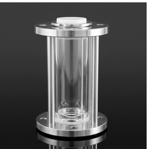 Válvula de servicio de agua con brida y mirilla de plástico industrial tipo tuerca para indicador de flujo tubular - Product Image 2