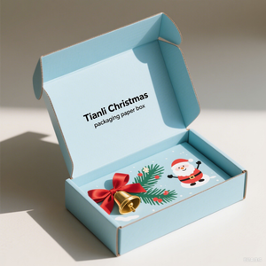 Sinh Thái Thân Thiện Với Các Tông Sóng Gói Hộp Hai Mặt In Ấn Vận Chuyển Hộp Mực Đậu Nành Giá Rẻ Giáng Sinh Món Quà Kỳ Nghỉ Hộp Bưu Phẩm - Product Image 5