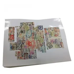 Adesivo adesivo in carta patinata con stampa a caldo di etichette con Logo personalizzato per pacchetti