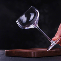Verre à cocktail ultra-fin de style japonais, design classique, coupe à martini pour restaurant, verre à vin, vente en gros