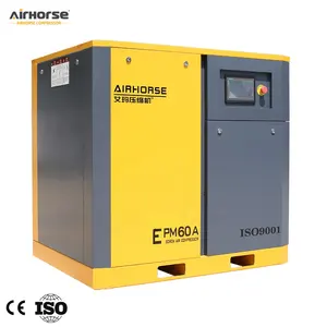 EPM-60A AirHorse 60HP VSD VFD compressore d'aria magnetico permanente 45KW 220V 380V a vite rotante tipo compressore d'aria con Inverter