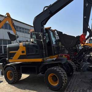 Excavadora de Ruedas Multifuncional PW85 Usada en Venta, de 5-9 Toneladas, para Construcción, Construcción de Carreteras y Agricultura - Product Image 4