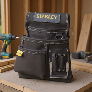 Sac à outils Stanley avec plusieurs poches et support pour marteau pour charpentiers et entrepreneurs - Product Image 3