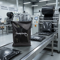 Hochwertige Schwarze Poly-Versandtaschen mit Individuellem Logo Bedruckte Kuriertaschen Qualitäts-Versand- und Versandtaschen Umschläge Maßgefertigte Poly-Versandtaschen