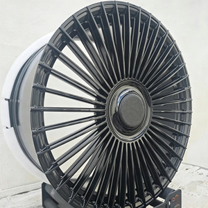 Jantes monobloc forgées en alliage d'aluminium <span class=keywords><strong>de</strong></span> luxe à rayons multiples, 19-28 <span class=keywords><strong>pouces</strong></span>, PCD 5x112/120/114.3, neuves, ET 25mm, avec enjoliveur central flottant - Product Image 5