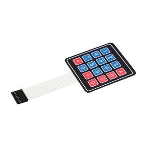 Teclado con interruptor de membrana para coche, matriz de matriz, matriz, inteligente, para Kit de bricolaje, 3x4, 12 teclas