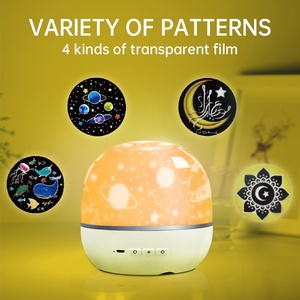 Juego de regalo islámico QB526 Reproductores portátiles del Corán con lámpara LED y proyector de luz de tres colores Material plástico controlado por aplicación remota - Product Image 5