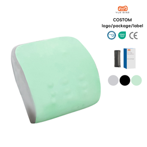 <span class=keywords><strong>Coussin</strong></span> de siège et oreiller de massage lombaire en mousse à mémoire de forme YUE RISE avec logo personnalisé pour soulager les douleurs du bas du dos et des lombaires - Product Image 1