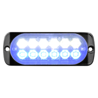 Superhelle 12 LED Grill-Warnleuchte, Wasserdicht, Notfall-Stroboskop-Lichtleiste für Offroad-Trucks und Fahrzeuge