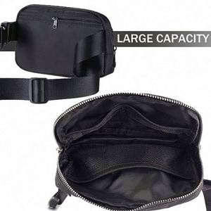 Sac banane en nylon personnalisé pour femme, style décontracté, sac de poitrine bandoulière, sac de taille pour le sport, le voyage et la course à pied - Product Image 5