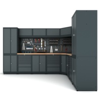 Sistema de armario de herramientas modular para garajes mecánicos Banco de trabajo de acero grande Combinación personalizable