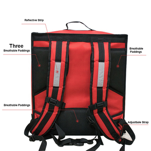 Mochila enfriadora de aluminio expandible personalizada para motocicleta, bolsas aisladas, bolsa térmica para bicicleta, entrega de alimentos - Product Image 4