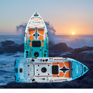 Neu 2025: 11-Fuß-Einerkajak aus Kunststoff mit Pedalantrieb, 2 modulare, abnehmbare Sektionen, einfache Montage, beliebtes Angelboot - Product Image 5