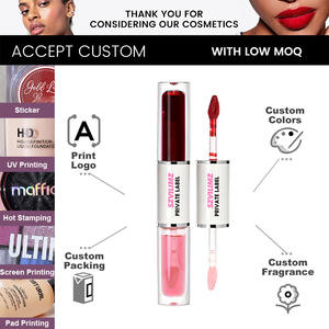 2 in 1 Double Head Moisturizing Long-lasting Lip Oil Tear-Off Lip Gloss Non Stick <strong>Cup</strong> Peel off Lip Gloss - Product Image 4