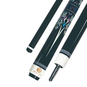 Taco de billar de fibra de carbono curado de 2 secciones con punta de 11.8mm para billar de nueve bolas, diseño duradero - Product Image 5