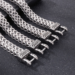 KALEN 220mm Herren Punk Edelstahl Schlange/Adler/Wolf Kopf verschluss Links Armband - Product Image 6
