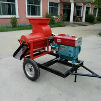 5TD90 Batteuse multifonctionnelle pour riz et maïs, machine à décortiquer le riz et le maïs, batteuse agricole pour maïs