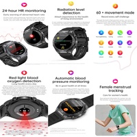 Reloj Inteligente AMOLED con Pantalla Táctil LCD a Color, Almacenamiento de Llamadas, Resistente al Agua IP68