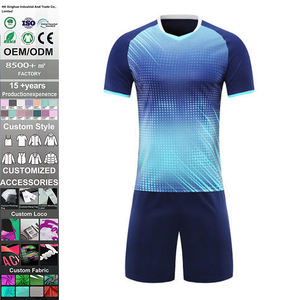 Maillots de football personnalisés pour hommes, ensembles de vêtements de football pour adultes, uniforme de football respirant, maillot de football à séchage rapide, kit imprimé - Product Image 3