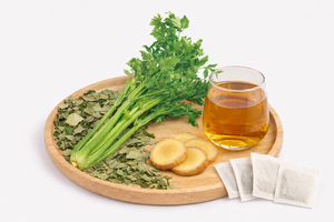 Bolsitas de Té de Apio, Hoja de Loto y Jengibre Orgánico de Marca Privada OEM, Té Herbal Detox Adelgazante y Bienestar, Bolsitas de Té Herbal de la Marca NMPT - Product Image 4