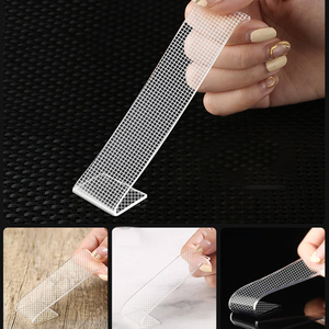 Customized OEM Double Sided PE Fiber Grid Nano Transparent Seamless Adhesive Sticker Hot Melt Acrylic Waterproof Masking 1mm/2mm - Product Image 5