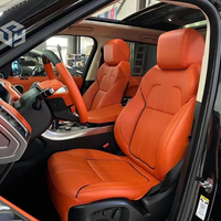 Housse de siège de voiture en cuir Napa de luxe, design exclusif, adaptée à Land Rover Defender Range Rover
