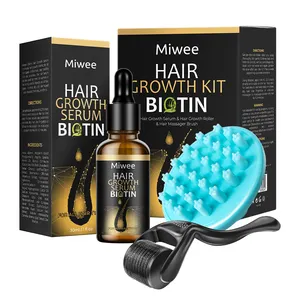 Minyak Argan sootes kulit kepala gatal melawan ketombe biotin serum Rambut penumbuh ulang rambut perawatan rambut rontok kit pertumbuhan rambut