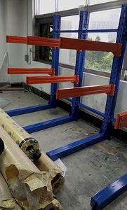 רב-חובה תעשייתי מחסן מירוצים מערכת נגד חלודה פלדה צינור צינור מתלה מתכוונן ברזל מתקפל/אחסון מתכת - Product Image 6