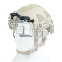 Nouveau design, support de caméra tactique réglable pour casque, support de casque pour sports de plein air compatible avec de nombreuses caméras