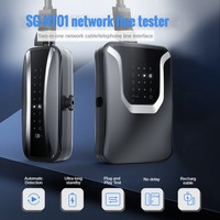HENGXIAN/Harga Pabrik OEM Alat Tes LAN Genggam Penguji Kabel Jaringan FTTH Multifungsi RJ11 RJ45 Pencari Jalur Kabel X2 Wire
