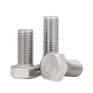Vis à tête <span class=keywords><strong>hexagonale</strong></span> en acier inoxydable 304 Unc 4 #   6 #   8 #   <span class=keywords><strong>10</strong></span> #   Vis de tailles 1/4-20, 3/8-16, 5/16-18, 1/2-13, 5/8-11 - Product Image 1