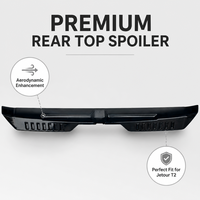 Aileron de toit arrière style sport pour Jetour Traveler & Shanhai T2 SUV, aileron fixe pour vitre arrière, extérieur