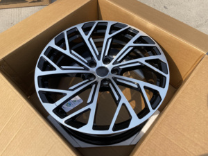 Ruedas forjadas de aleación de aluminio Acabado superficial mecanizado negro brillante en stock 9.5JX21 5*112 para <span class=keywords><strong>Audi</strong></span> S8L S7 A6L A8L <span class=keywords><strong>A7L</strong></span> Q7 - Product Image 3