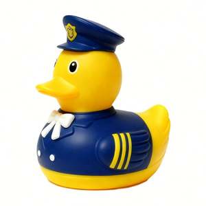 Jouet de bain flottant en vinyle et plastique en forme de canard, en caoutchouc, pour la promotion et le soulagement du stress, Fourniture d'usine, Promo Jouet 2025 - Product Image 3