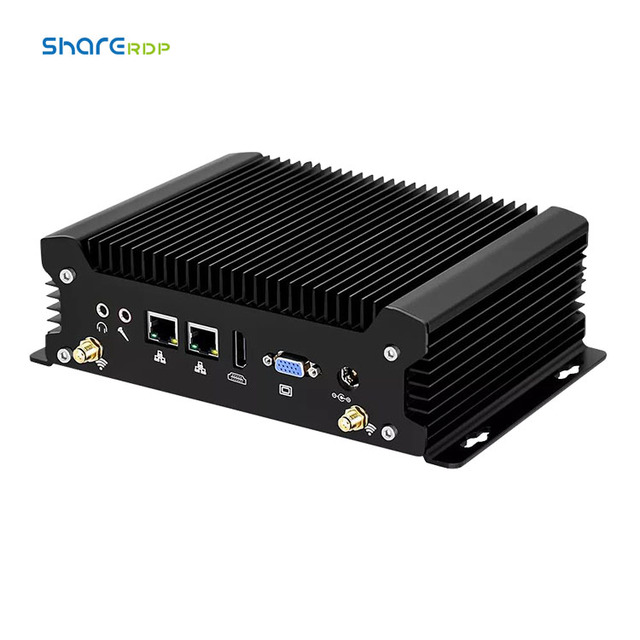 Sharerdp Intel Core I3 I5 12th Gen 1215U 1235U 2 Lan Port Barebone Firewall Embedded Industrial Computer Mini Fanless Box PC