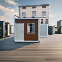 Casa Prefabricada de Acero de 20 pies/40 pies, Moderna, para Invierno, Expandible, Desmontable, Contenedor de Envío, Villa, Tienda, Oficina con Paneles Sándwich