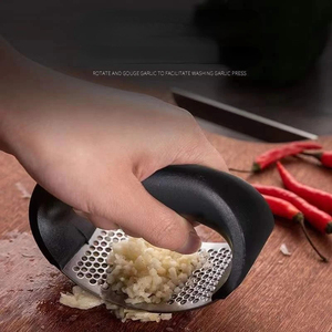 Prensa de Ajo de Acero Inoxidable al por Mayor, Triturador Manual, Herramienta para Picar Frutas y Verduras, Accesorios de Cocina, Gadget - Product Image 2