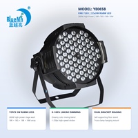 Projecteur LED Bluemoon 280W Par 72x3W RVBW avec DMX, autoportant, pour discothèques, théâtres, locations, soirées et bars
