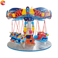 Attractions amusantes foire manèges espace mini chaise volante enfants carnaval manèges autres produits de parc d'attractions