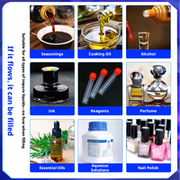 Remplisseuse semi-automatique de haute précision pour crèmes, lotions, ketchup, shampoing, liquides et huiles visqueuses