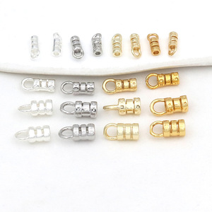 สร้อยคอทองแดงชุบทอง 18K พร้อมตัวล็อคแบบยูนิเวอร์แซล โซ่ทอง 14K ตัวล็อคแบบลวดเหล็ก รุ่น B49 - Product Image 2