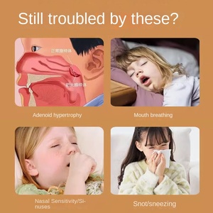 Patch de soulagement des adénoïdes aux herbes naturelles Plâtre chinois pour le ronflement Solution Anti-ronflement Réduction de la respiration buccale - Product Image 2